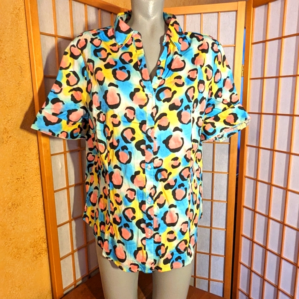 🆕 New York & Company, button down shirt, XL, NEW with Tags